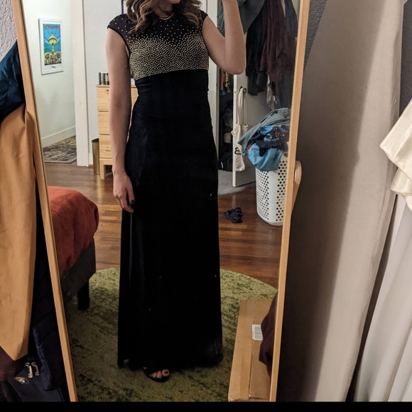 XScape Gown with Beaded Bust - Picture 5 of 5